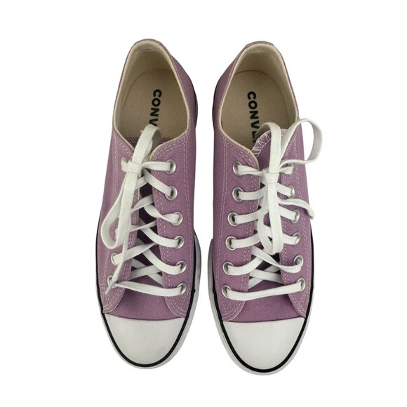 Converse Chuck Taylor All Star Lift Platform Canvas Sneakers Amethyst Sz 8 Women - Picture 4 of 12